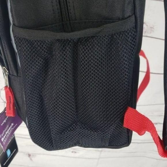 Wexford Black & Gray Multi Compartment Backpack NEW - Picture 6 of 6
